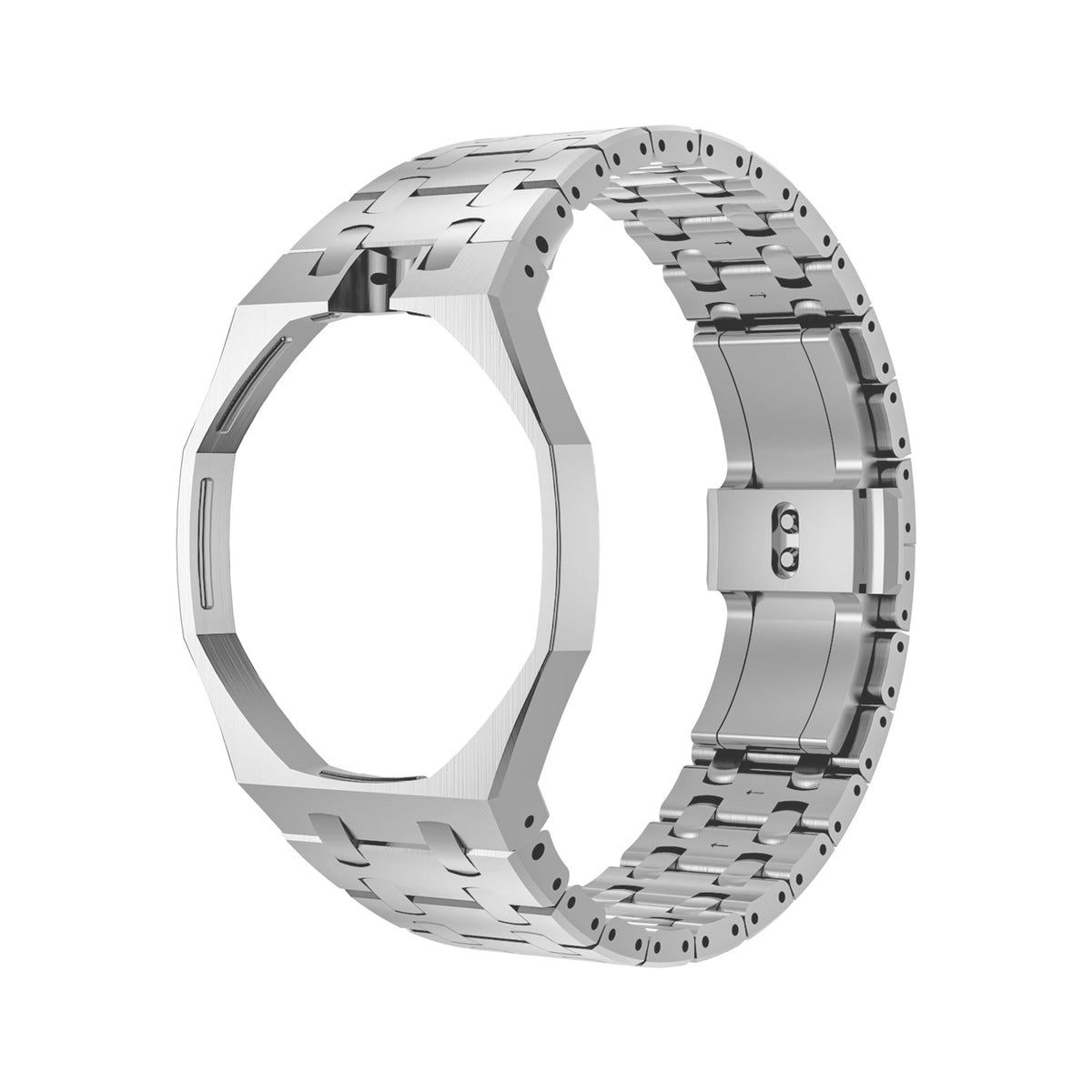 AM Jewels Strap Exclusive Steel Case & Silicone strap