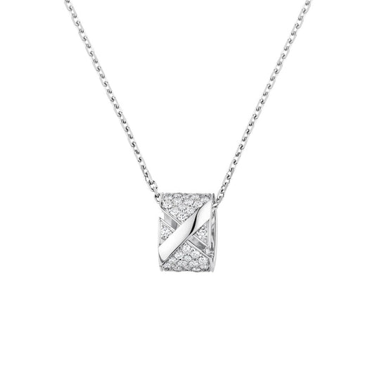 [Am jewelry]LIENS EVIDENCE DIAMOND PAVED NECKLACE