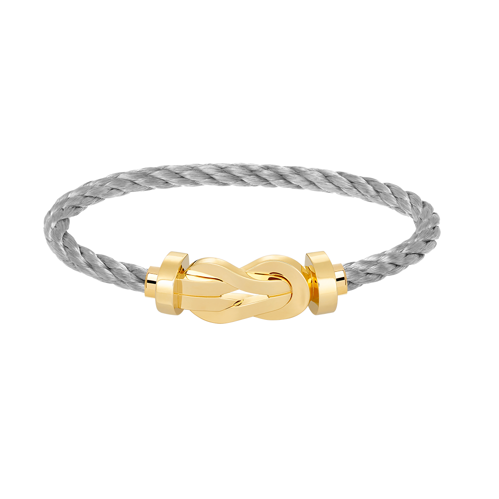 [Am jewelry]CHANCE LARGE 8 FIGURE BUCKLE NO DIAMOND BRACELET GOLD