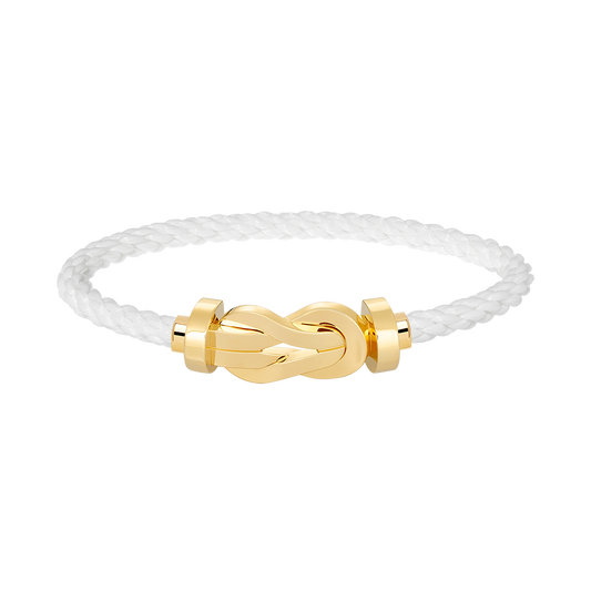 [Am jewelry]CHANCE LARGE 8 FIGURE BUCKLE NO DIAMOND BRACELET GOLD