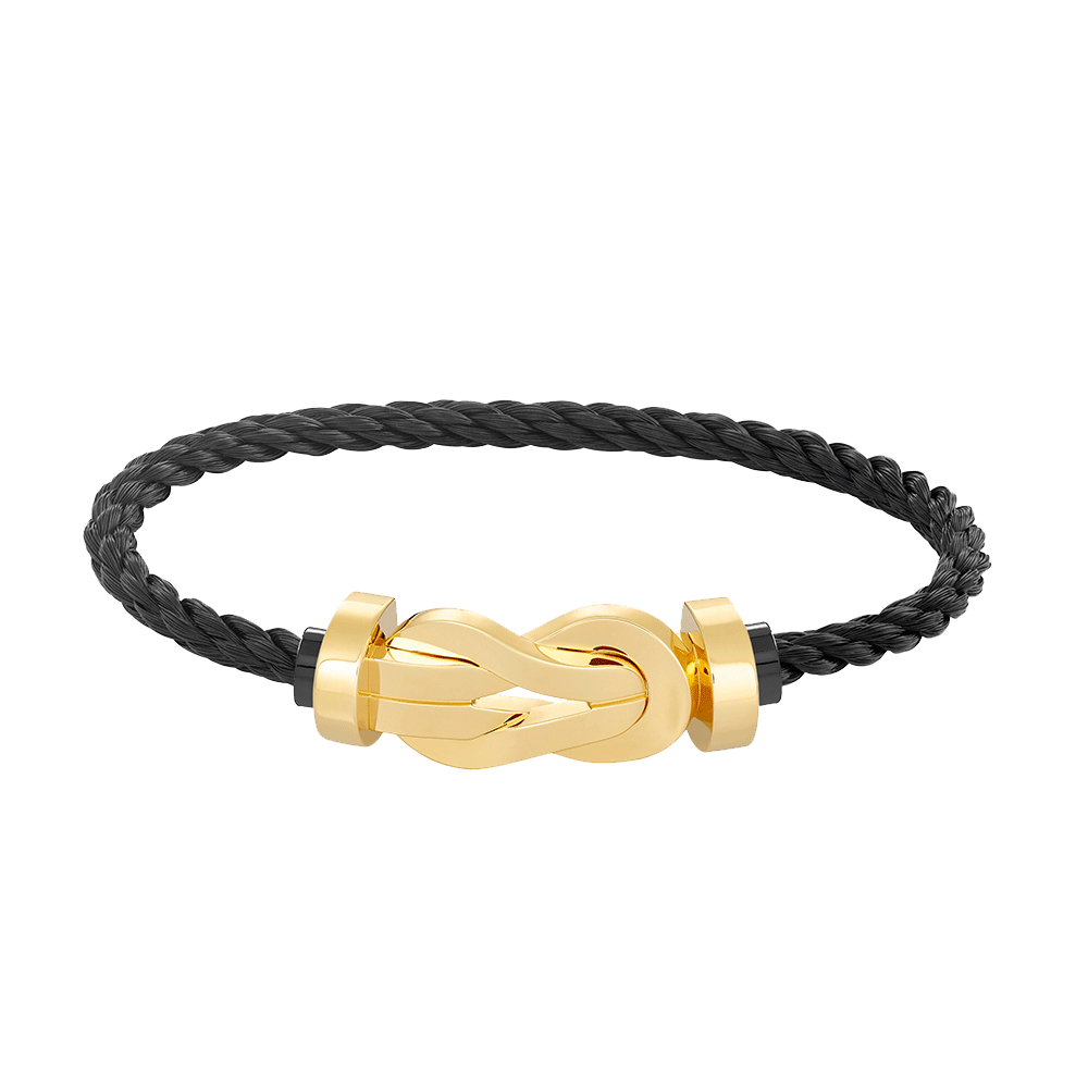 [Am jewelry]CHANCE LARGE 8 FIGURE BUCKLE NO DIAMOND BRACELET GOLD