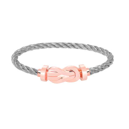 [Am jewelry]CHANCE LARGE 8 FIGURE BUCKLE NO DIAMOND BRACELET ROSE GOLD