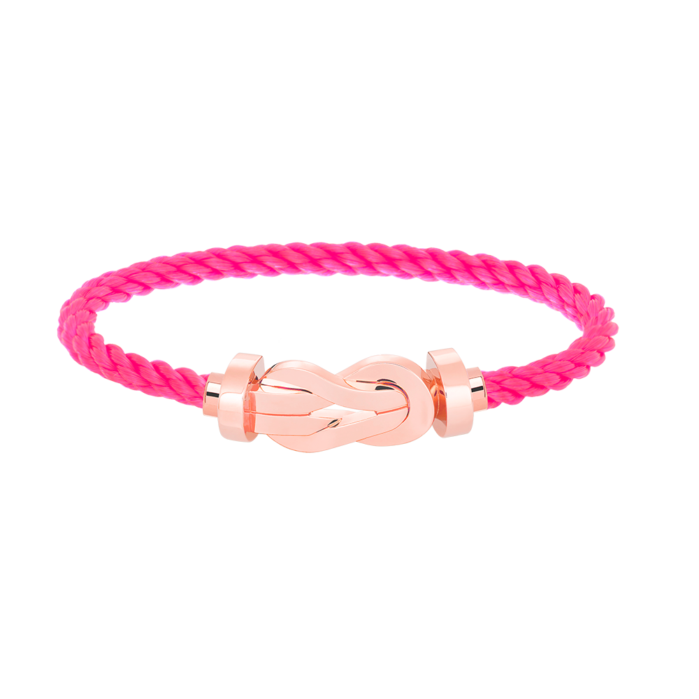 [Am jewelry]CHANCE LARGE 8 FIGURE BUCKLE NO DIAMOND BRACELET ROSE GOLD