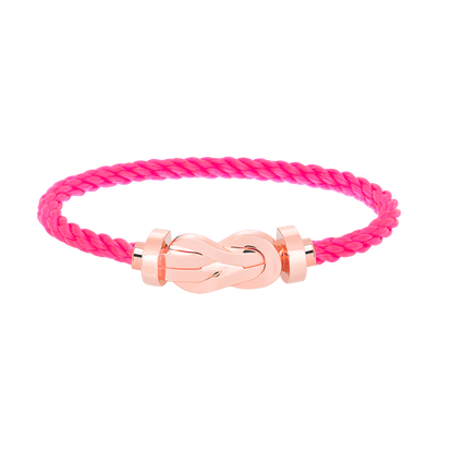 [Am jewelry]CHANCE LARGE 8 FIGURE BUCKLE NO DIAMOND BRACELET ROSE GOLD