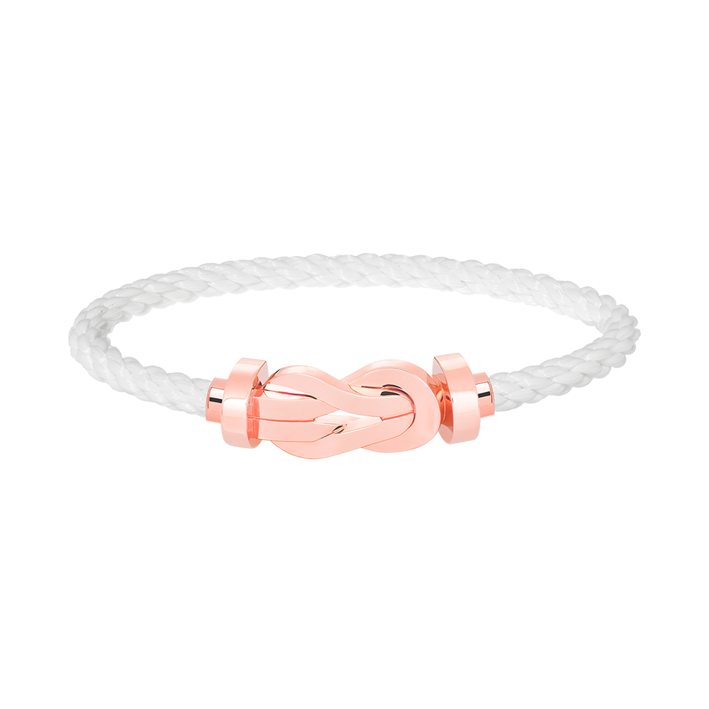 [Am jewelry]CHANCE LARGE 8 FIGURE BUCKLE NO DIAMOND BRACELET ROSE GOLD