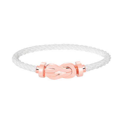 [Am jewelry]CHANCE LARGE 8 FIGURE BUCKLE NO DIAMOND BRACELET ROSE GOLD
