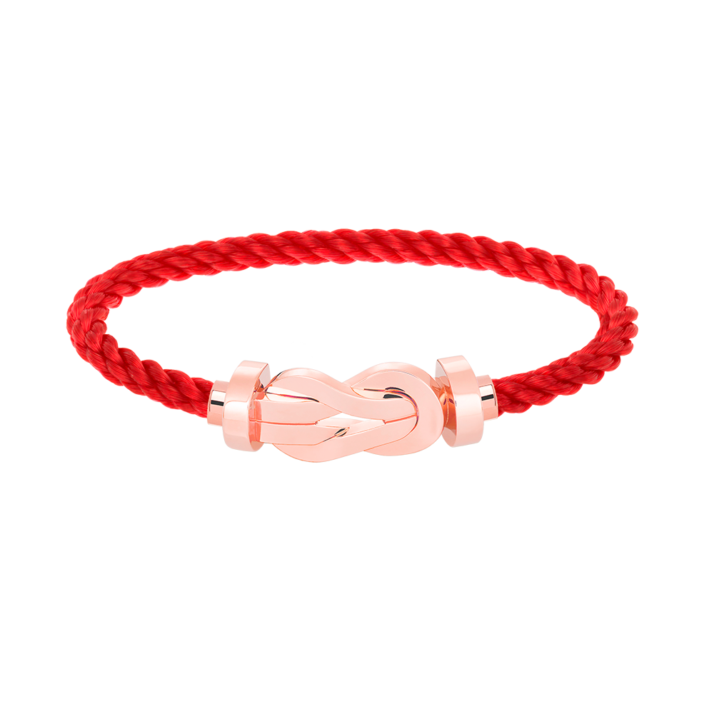 [Am jewelry]CHANCE LARGE 8 FIGURE BUCKLE NO DIAMOND BRACELET ROSE GOLD