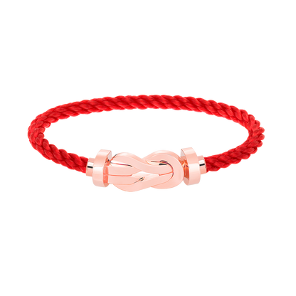 [Am jewelry]CHANCE LARGE 8 FIGURE BUCKLE NO DIAMOND BRACELET ROSE GOLD