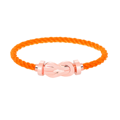 [Am jewelry]CHANCE LARGE 8 FIGURE BUCKLE NO DIAMOND BRACELET ROSE GOLD