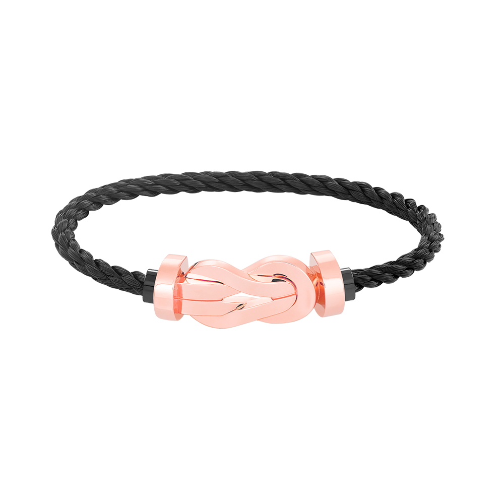 [Am jewelry]CHANCE LARGE 8 FIGURE BUCKLE NO DIAMOND BRACELET ROSE GOLD