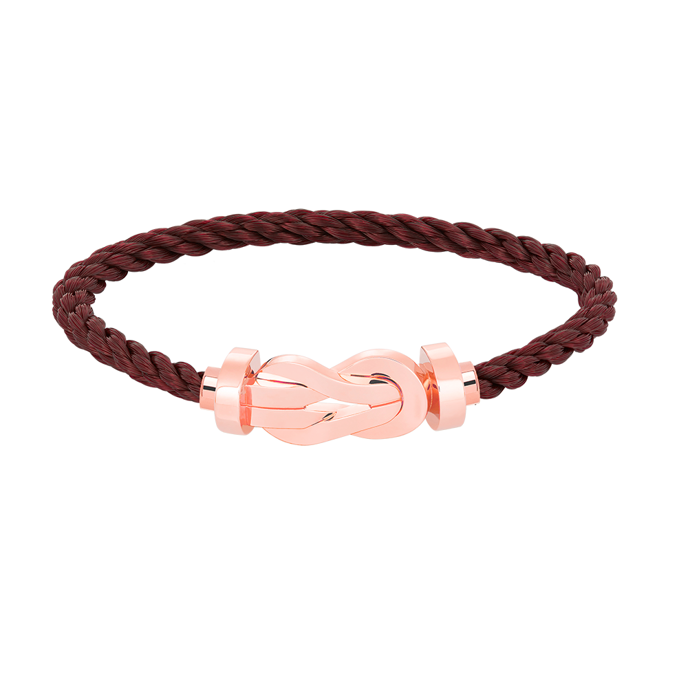 [Am jewelry]CHANCE LARGE 8 FIGURE BUCKLE NO DIAMOND BRACELET ROSE GOLD