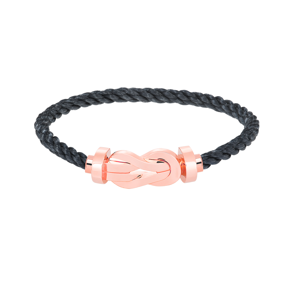 [Am jewelry]CHANCE LARGE 8 FIGURE BUCKLE NO DIAMOND BRACELET ROSE GOLD