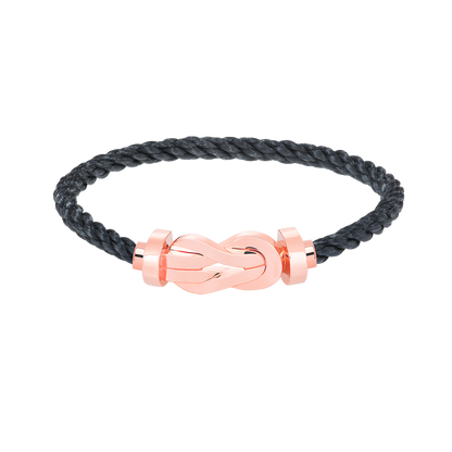[Am jewelry]CHANCE LARGE 8 FIGURE BUCKLE NO DIAMOND BRACELET ROSE GOLD