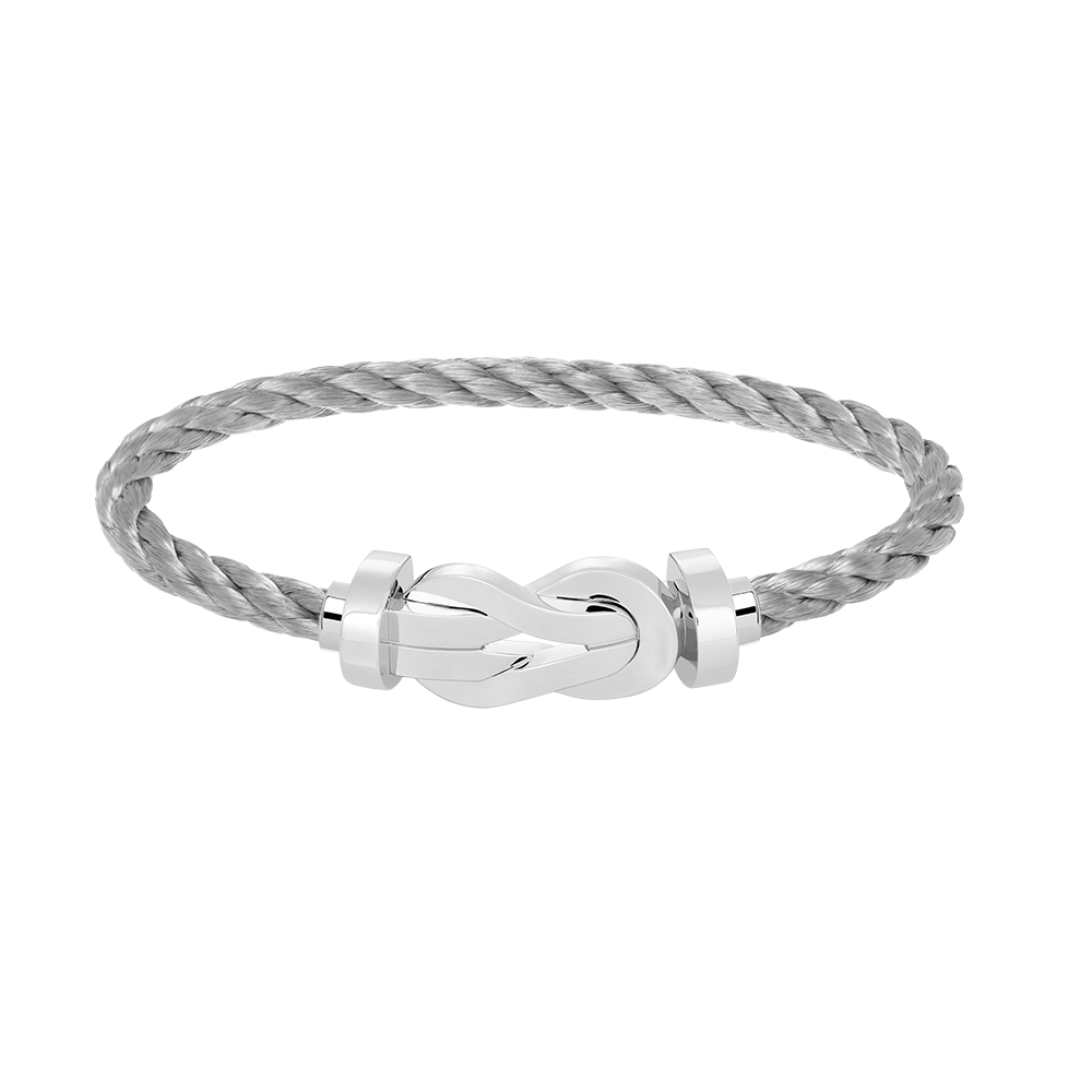 [Am jewelry]CHANCE LARGE 8 FIGURE BUCKLE NO DIAMOND BRACELET SILVER