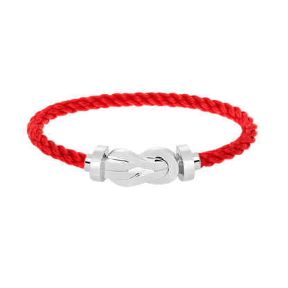 [Am jewelry]CHANCE LARGE 8 FIGURE BUCKLE NO DIAMOND BRACELET SILVER
