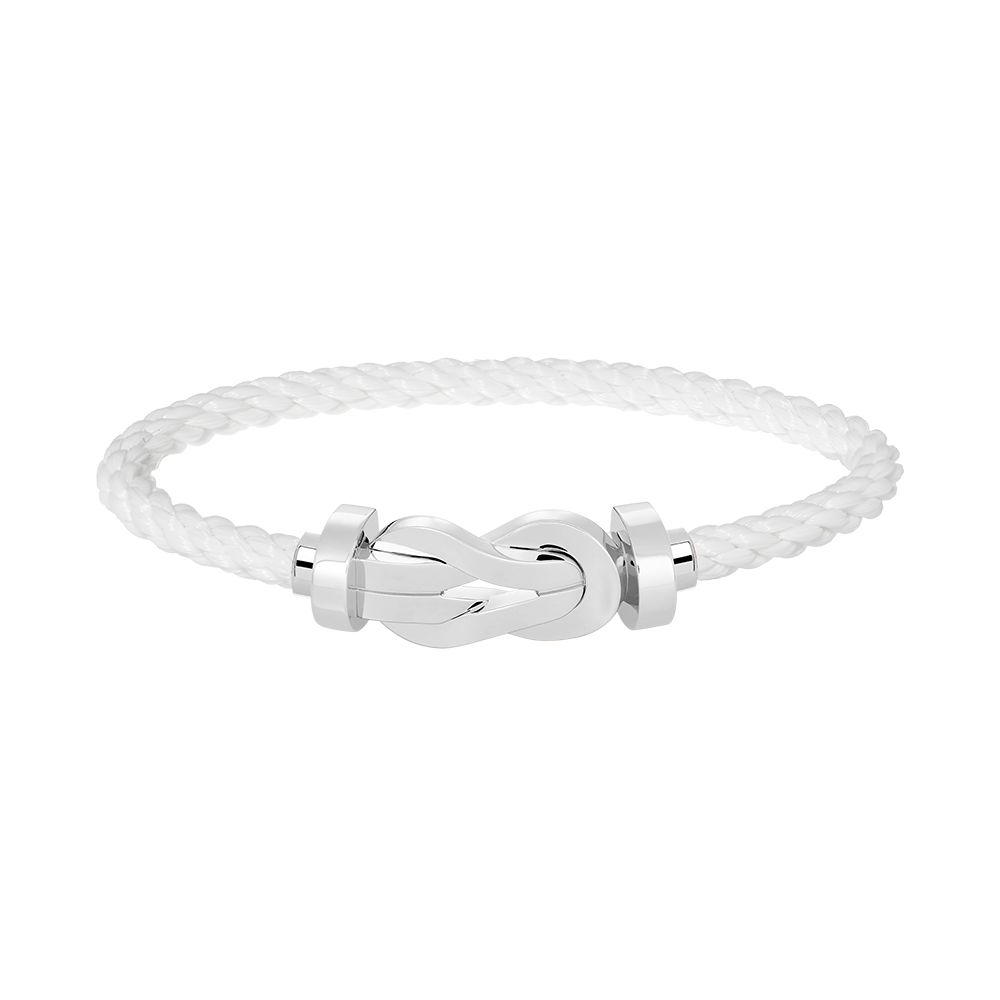 [Am jewelry]CHANCE LARGE 8 FIGURE BUCKLE NO DIAMOND BRACELET SILVER