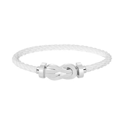 [Am jewelry]CHANCE LARGE 8 FIGURE BUCKLE NO DIAMOND BRACELET SILVER