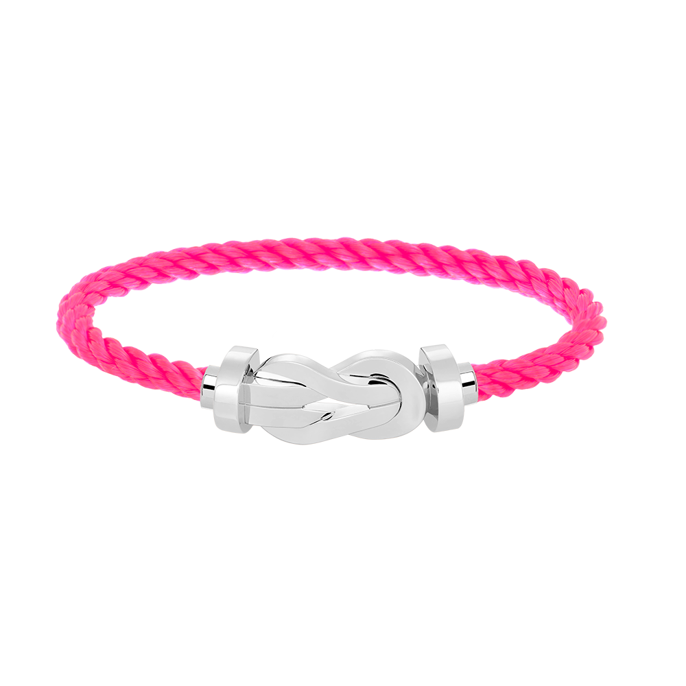 [Am jewelry]CHANCE LARGE 8 FIGURE BUCKLE NO DIAMOND BRACELET SILVER