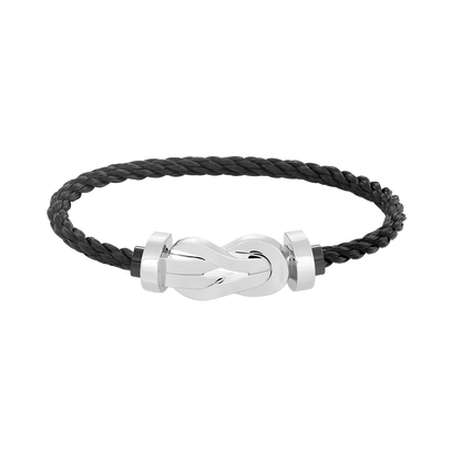 [Am jewelry]CHANCE LARGE 8 FIGURE BUCKLE NO DIAMOND BRACELET SILVER