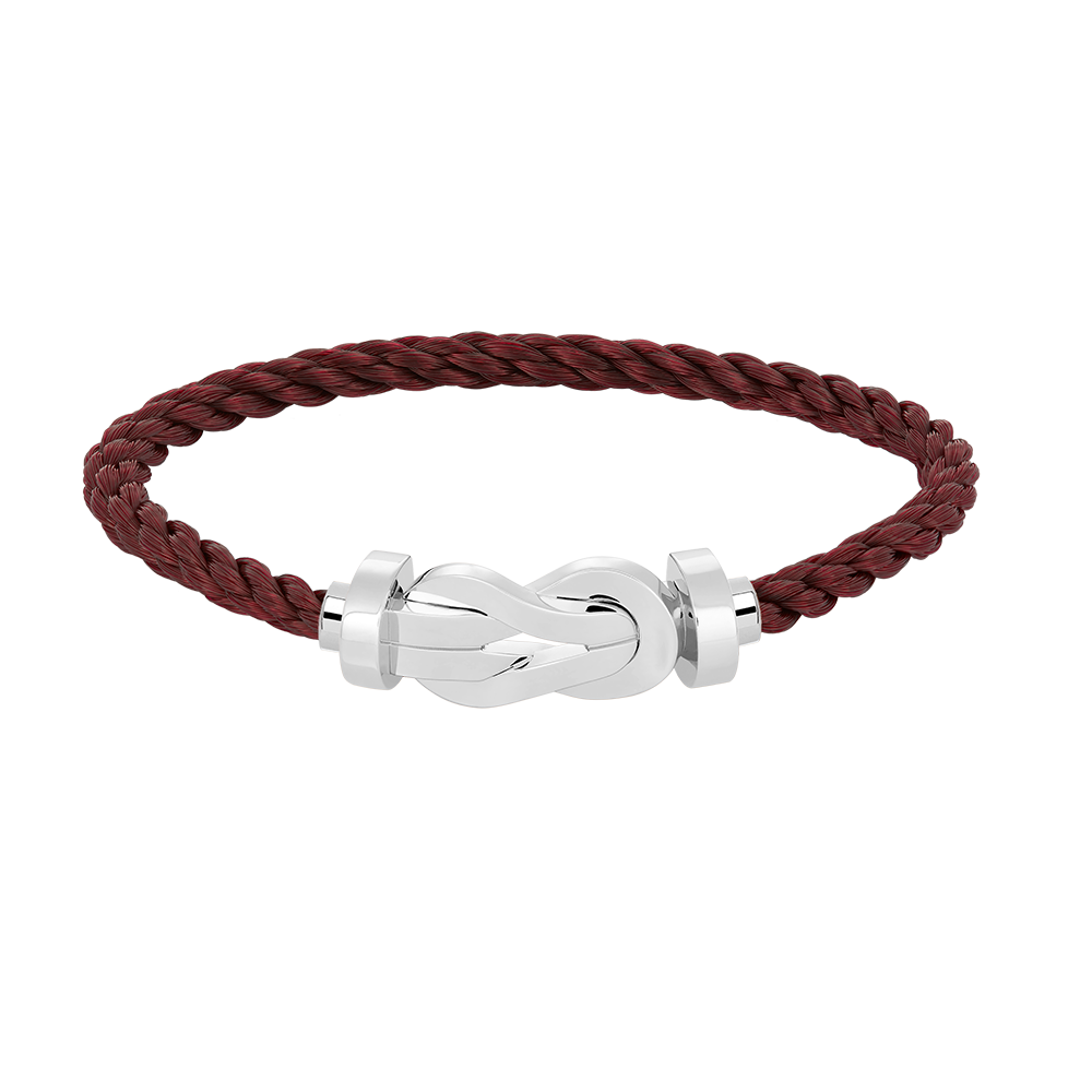 [Am jewelry]CHANCE LARGE 8 FIGURE BUCKLE NO DIAMOND BRACELET SILVER