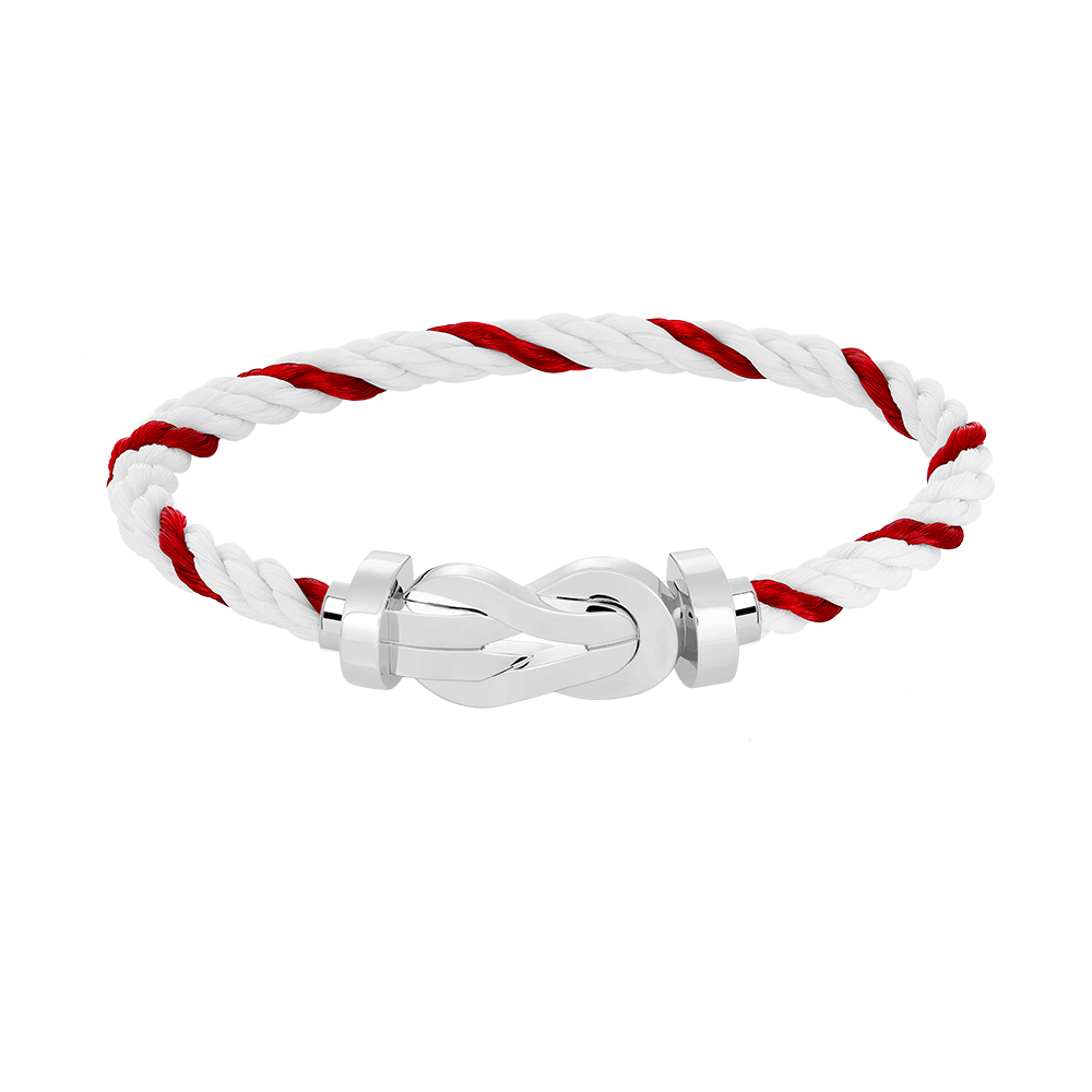 [Am jewelry]CHANCE LARGE 8 FIGURE BUCKLE NO DIAMOND BRACELET SILVER