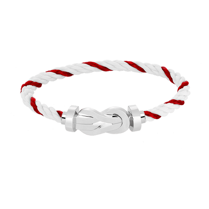 [Am jewelry]CHANCE LARGE 8 FIGURE BUCKLE NO DIAMOND BRACELET SILVER