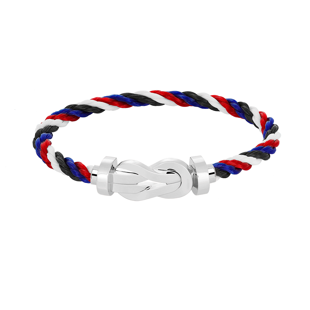 [Am jewelry]CHANCE LARGE 8 FIGURE BUCKLE NO DIAMOND BRACELET SILVER