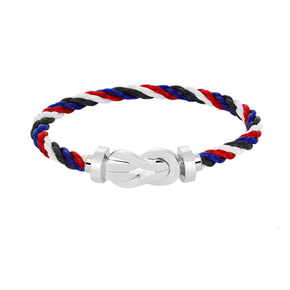 [Am jewelry]CHANCE LARGE 8 FIGURE BUCKLE NO DIAMOND BRACELET SILVER