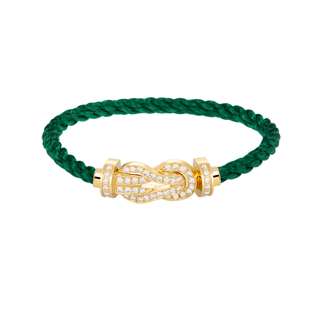 [Am jewelry]CHANCE LARGE 8 FIGURE BUCKLE FULLDIAMOND BRACELET GOLD