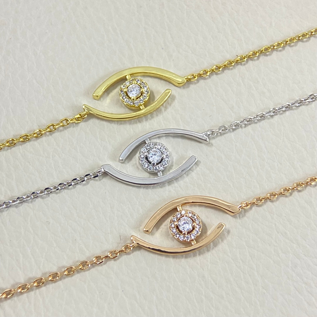 [Am Jewelry]Lucky Eye Pave-Set Diamond Bracelet