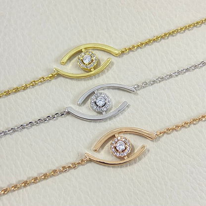 [Am Jewelry]Lucky Eye Pave-Set Diamond Bracelet