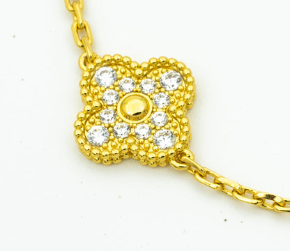 [Am jewelry] CLOVER 5 MOTIF LASER BRACELET COLLECTION