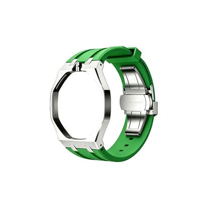 AM Jewels Strap Exclusive Steel Case & Silicone strap