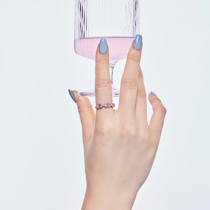 [Am jewelry]Unique Colorful Emerald Cut Party Ring