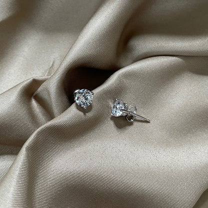[Am jewelry]Dainty Round Shape Earrings