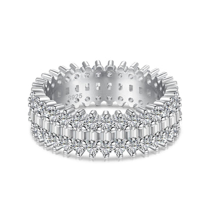[Am jewelry]Ornate Colorful Radiant Cut Daily Ring