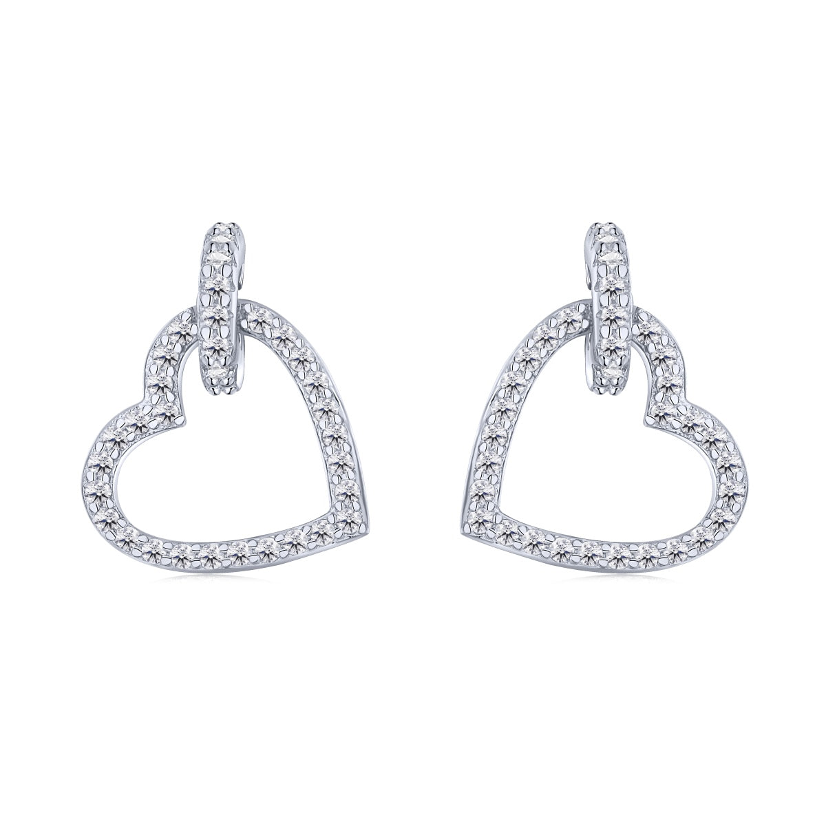 [Am jewelry]Dainty Heart Shape Earrings