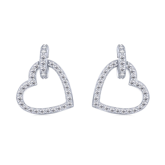[Am jewelry]Dainty Heart Shape Earrings