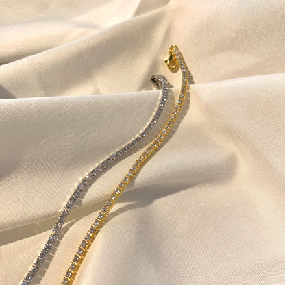 [Am jewelry]Radiant Shinning Princess Cut Tennis Bracelet