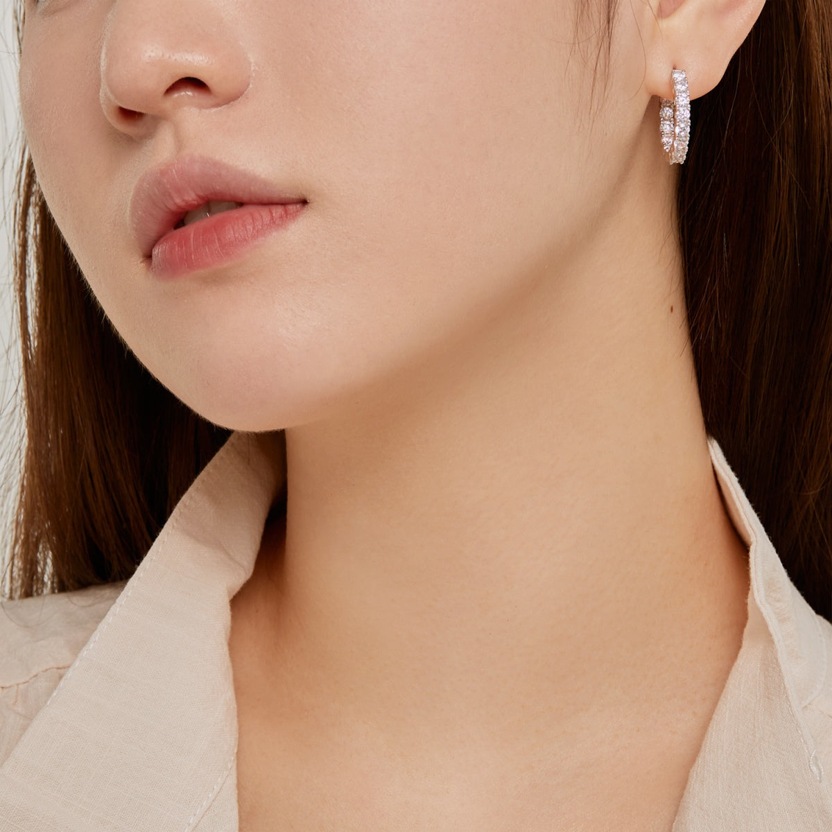 [Am jewelry]Unique Round Cut Daily Earrings