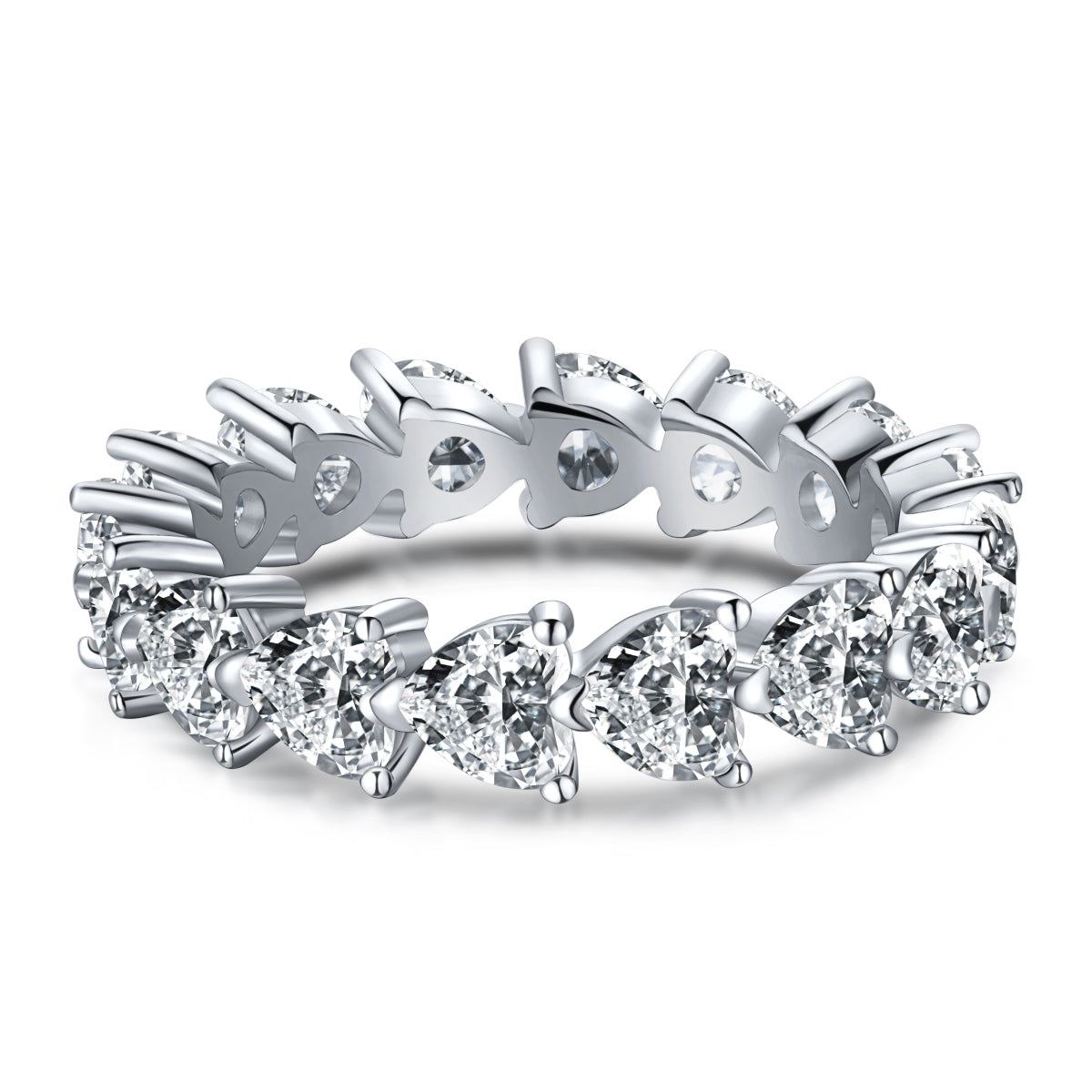 [Am jewelry]0.25 Carat Radiant Romance Heart Cut Lover Ring