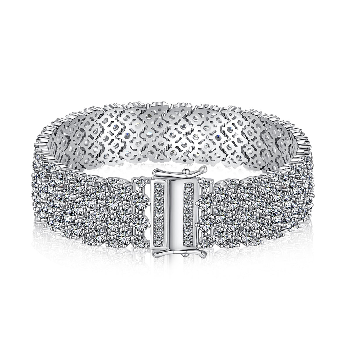[Am jewelry]Ornate Elegant Round Cut Party Bracelet