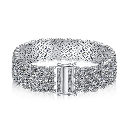 [Am jewelry]Ornate Elegant Round Cut Party Bracelet