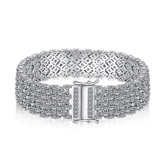[Am jewelry]Ornate Elegant Round Cut Party Bracelet
