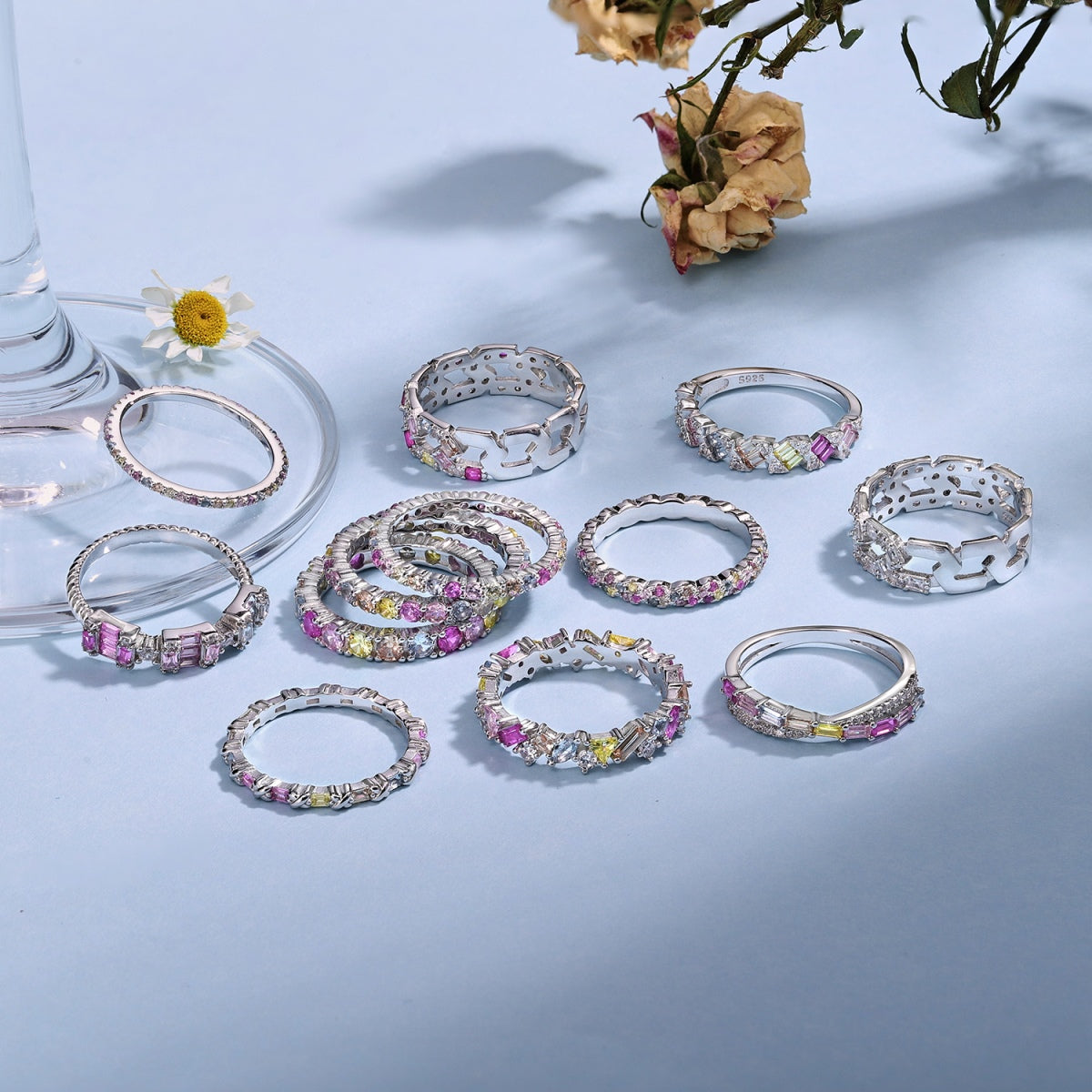 [Am jewelry]Dazzling Resplendent Round Cut Party Ring
