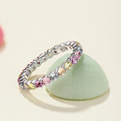 [Am jewelry]Dazzling Resplendent Round Cut Party Ring