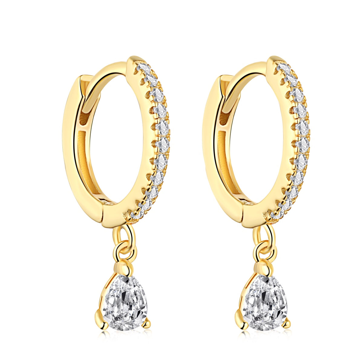 [Am jewelry]Luxurious Geometric Drop Earrings