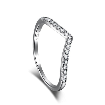 [Am jewelry]Elaborate Tennis Band Ring