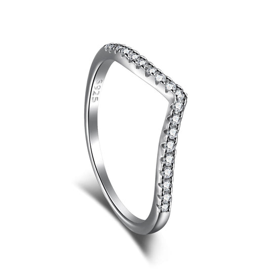 [Am jewelry]Elaborate Tennis Band Ring