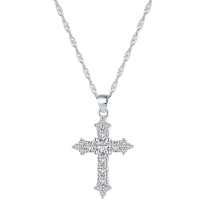 [Am jewelry]Delicate Cross Shape Necklace